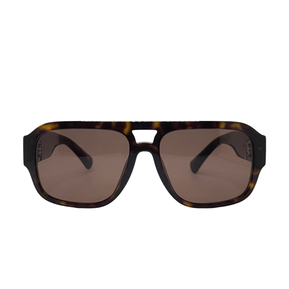 Dolce & Gabbana DG4506 502 73 Havana/Dark Brown Lens 58mm Men's Sunglasses